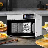 Four à vapeur électrique commercial multifonctionnel 60L/120L Four à vapeur pour poulet Four à pizza pour pain et gâteau Four à vapeur tout-en-un
