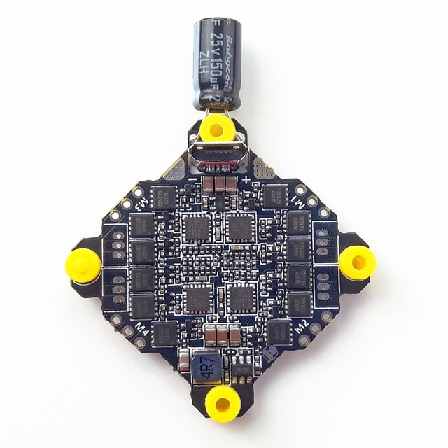 FPV F411 AIO Flight Control Crossover Aircraft Four in One Electric Control BF BL_S 15A Model Dr0ne