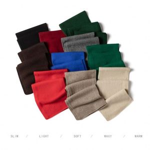 Bufanda de Cachemira de Alta Calidad para Hombre y Mujer, Bufanda Larga para Otoño e Invierno, Color Sólido - Product Image 4