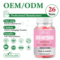 Gummies Biochealth GMP Halal OEM Végan Collagène Vitamine C VE Éclaircissantes Peau L-Glutathion