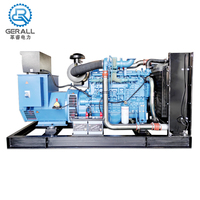 Generador diésel portátil de 150kW y 187kVA, grupo electrógeno de pequeña potencia, Marco abierto de arranque automático, generador de energía de 400V y 1500rpm para cortes de energía