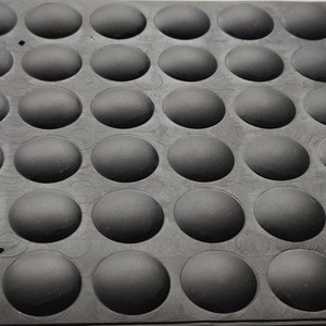 Free Sample White and Black <strong>Silicone</strong> <strong>Buffer</strong> <strong>Rubber</strong> Pad Heat Resistant Adhesive - Product Image 4