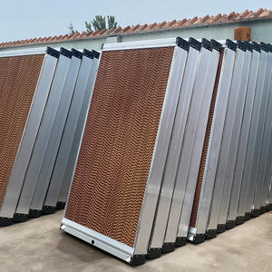 Panel de Enfriamiento Evaporativo de 10 Pulgadas 7090, Panel de Enfriamiento Evaporativo para Invernadero Agrícola de 15 Pulgadas, Celulosa Marrón, Agua, Jaula para Pollos - Product Image 2