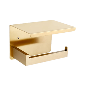 Nouveau design moderne noir pour accessoires de salle de bain, <span class=keywords><strong>porte</strong></span>-serviettes en <span class=keywords><strong>papier</strong></span> hygiénique carré en acier inoxydable <span class=keywords><strong>avec</strong></span> étagère de rangement - Product Image 2