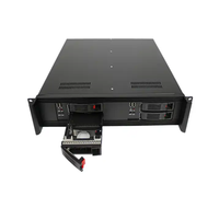 Boîtier de serveur système AI 2U Double Mini ITX avec interface IO Châssis de serveur 4U Hot Plug Ventilateur en plastique inclus en stock