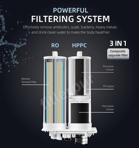 1600G alto flusso 4 fasi RO osmosi inversa undersink commerciale <span class=keywords><strong>depuratore</strong></span> di <span class=keywords><strong>acqua</strong></span> macchina per <span class=keywords><strong>bar</strong></span> - Product Image 4