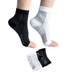 Compression Sports Neuropathie Cheville Soulagement De La Douleur Fasciite Plantaire Chaussettes <span class=keywords><strong>Cuivre</strong></span> Pied Support Manches - Product Image 4