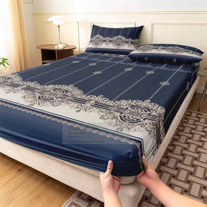 Wasserdichtes Einweg-Spann betttuch aus Polyester mit 2 Kissen bezügen Falten freies Bettwäsche set Pflegeleicht King & Queen Size Hotel Home - Product Image 4