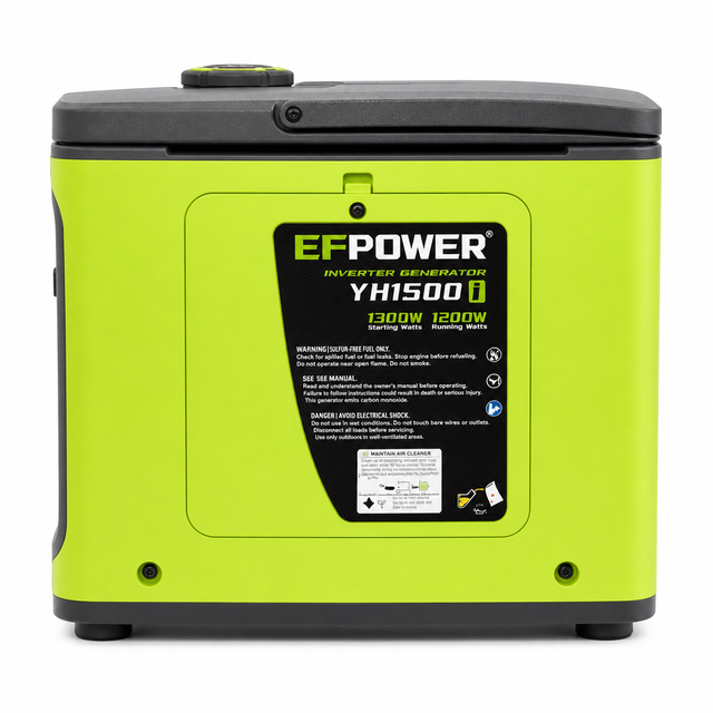 YH1460i 1.2kW Quiet Portable Inverter Generator 230V 50/60Hz USB 12V DC Home Camping Portable Inverter Generator