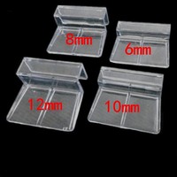 Support de pinces en acrylique pour Aquarium, porte-filtre, lampe, couvercle fixe en verre