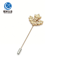 Broche vintage personnalisée Lianxu pour homme et femme, accessoires de bijouterie, broche de costume en forme vintage dorée ou argentée pour mariage