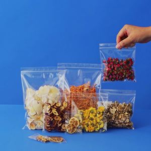 La mejor calidad fabricante de China Lianyou HK Frosted Window Opp Pink Custom Zip Lock Bag con precio bajo - Product Image 3