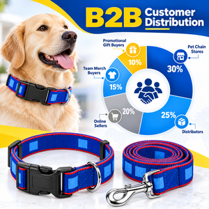 Colliers pour chiens et animaux de compagnie de luxe, tactiques, réfléchissants, personnalisables avec logo imprimé, à boucle métallique réglable, épais, larges et de grande taille, pour l'entraînement - Product Image 5