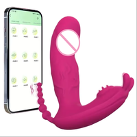 APP Sexspielzeug Fernbedienung Paarvibrator Silikon Klitoris-Saugspielzeug Dildo Vibrator Tragbarer Vibrador Sexspielzeug für Frauen