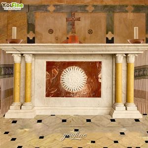 Doğal taş dini kilise mermer sunak satılık - Product Image 4