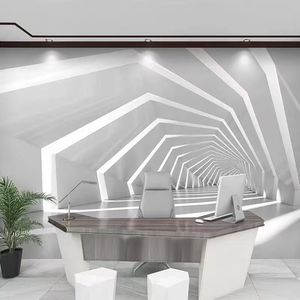 Papier peint <span class=keywords><strong>photo</strong></span> personnalisé non tissé peintures 3D murales décoration intérieure peintures murales naturelles pour décoration murale chambre à coucher hôtel - Product Image 2