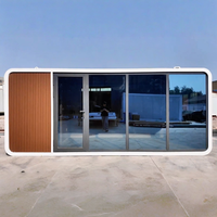 Maison conteneur de haute qualité aux normes européennes, structure en acier galvanisé, maison de ferme amovible personnalisée, écologique et mobile