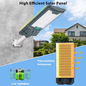 Lámpara Solar LED Integrada Todo en Uno para Exteriores, Impermeable IP65, 200w 300w 400w 500w 800w, ABS - Product Image 3