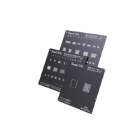 Alat Reballing BGA Ponsel QianLi Produk Baru Stencil Hitam Plus untuk iphone Kit Reballing IC BGA Kit Stencil