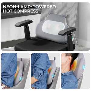 Winningstar kneading massage, red light heat therapy, two-way lumbar massage pillow with forward and reverse rotation, and warm - Product Image 3