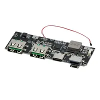 Módulo de Carga para Banco de Energía Móvil USB Dual LED QC4.0 QC3.0 5V 4.5A 22.5W Micro/Tipo-C 18650 con Protección de Temperatura/Circuito