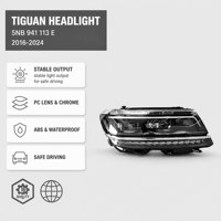 OEM 5NB941113E 5NB941114E Ensemble de phares LED 12V  Clair comme du cristal pour VW Tiguan Mk2 2017 2018 2019 2020