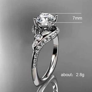 Anello Rotondo in Cristallo per Donne, Tono Argento, Minimalista, per Uso Quotidiano e Feste, Accessorio di Moda - Product Image 5