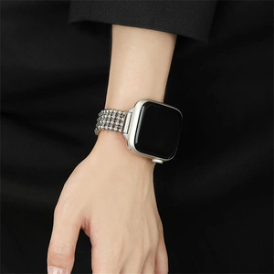 Cinturino in acciaio inossidabile per <span class=keywords><strong>Apple</strong></span> <span class=keywords><strong>Ultra</strong></span> 49mm cinturino per orologio intelligente e accessori per bracciale in metallo da donna di lusso - Product Image 6