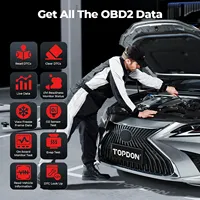 Lector de Códigos TOPDON TopScan Master, Compatible con 10 Modos de Prueba OBD2 y 30 Funciones de Servicio, Herramienta de Diagnóstico Automotriz