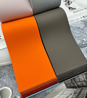 Tissu en cuir PU écologique en silicone organique, rembourrage confortable, imperméable, pour canapé, sac, meubles, décoration de voiture, rouleau fini