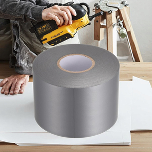 Ruban d'étanchéité pour tuyaux en polyéthylène argenté imperméable, ruban adhésif pour la réparation des conduits, la jonction des tuyaux, la plomberie, ruban adhésif en <span class=keywords><strong>PVC</strong></span> gris auto-adhésif - Product Image 1