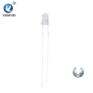 Vanfun 3mm hình vòm trong suốt dẫn bóng đèn chiếu sáng nhấp nháy đèn ống thông qua lỗ chèn trực tiếp - Product Image 3