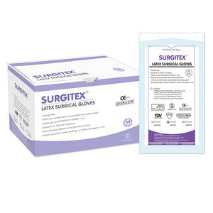 Gants chirurgicaux en <span class=keywords><strong>latex</strong></span> stérilisés, fournis directement par l'usine, avec ou <span class=keywords><strong>sans</strong></span> poudre, protection des mains, certifiés CE, tailles S/M/L - Product Image 1