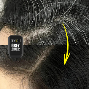 Cubrir el cabello gris Corrector para colorear Stick Diseño de cepillo portátil Tinte para el cabello negro Logotipo personalizado Palo de color de cabello impermeable - Product Image 6