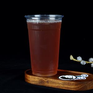 Gobelet en plastique PET transparent jetable 95mm 12oz 14oz 16oz 22oz pour boissons froides, bubble tea et jus, avec couvercles et pailles, pour événements - Product Image 1