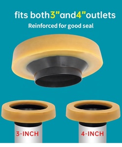 Horing thêm dày nhà vệ sinh Wax Ring thiết kế hiện đại Supper thêm dày phòng tắm Phụ kiện phù hợp với 3 inch 4 inch nhà vệ sinh chất thải cống - Product Image 4