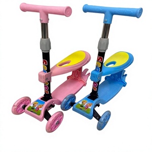 Tricycle 3-en-1 pour enfants, scooter pliable pour enfants de 2 à 5 <span class=keywords><strong>ans</strong></span>, garçons et filles, multifonction MIGAO - Product Image 1