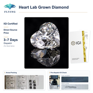 IGI <b>Certificate</b> Heart Brilliant Cut Fancy Intensive Lab Growth Diamond CVD - Product Image 4