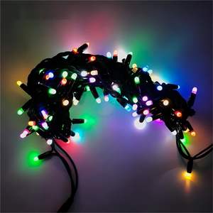 Lumières de vacances 100L à incandescence lisse Mini guirlande lumineuse en PVC pour la fête de mariage de Noël - Product Image 5