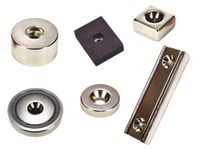 Échantillon Gratuit Aimant Permanent en Néodyme NdFeB, Disque Magnétique Industriel 20*3 mm avec Trou Fraisé, Aimant Puissant pour l'Industrie