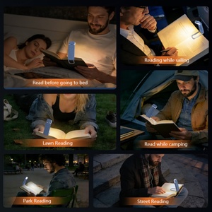 USB Rechargeable LED Book Light Mini Brightness Adjustable 4-Mode Reading Light Clip Eye Care Features Bedtime Reading - Product Image 5