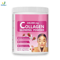 Poudre Éclat au Collagène et Vitamines 300g – Peptides Hydrolysés – Complément Beauté pour l'Éclat, l'Hydratation et le Soutien de la Peau