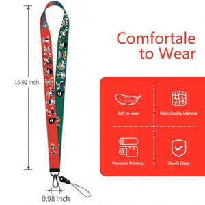 Beauty Magic House Full Cartoon <b>Polyester</b> <b>Lanyard</b> Student Neckband Key ID Card Holder - Product Image 4