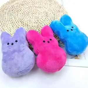 Customization Hand-Pulled Musical Long-Eared Rabbit plush bed hanging toy lop eared bunny rabbit plush toy