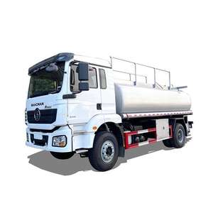 Shacman truk Tanker aluminium 20 galon 10-kubik 4x2 6x4 digunakan untuk susu segar - Product Image 1