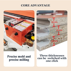 Pekerjaan kayu lembut membentuk j <span class=keywords><strong>c</strong></span> l pegangan bebas mesin pengikat tepi otomatis multifungsi 20 bentuk untuk furnitur - Product Image 4