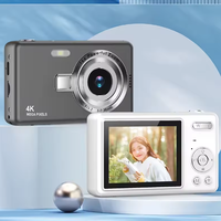 Caméra numérique de vlogging Q12 CCD avec écran IPS de 2,4 pouces, 1080P, zoom 16x, caméscope vidéo, appareil photo autofocus 96MP pour garçons et filles