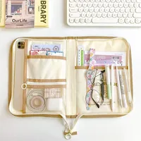 Tas Tablet Kartun untuk iPad Pro Air 9-11 12.9 13 Inch, Pelindung Anti Guncangan dengan Ritsleting