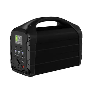 Fast Charging 700W Portable 220V Battery Power Station Emergency Backup Solar Generator for Laptop for Home Outdoor Camping
