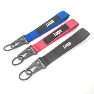 <span class=keywords><strong>Porte</strong></span>-clés en polyester <span class=keywords><strong>avec</strong></span> <span class=keywords><strong>cordon</strong></span> et <span class=keywords><strong>porte</strong></span>-badge, durable, écologique, logo personnalisé pour cadeau d'entreprise, bureau - Product Image 4